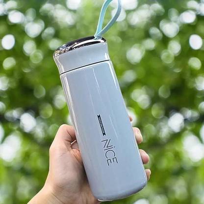 crystalSip 400 ml Glass, Plastic Bottle
