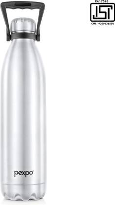 pexpo Echo 2000, Hot and Cold thermosteel Water Bottle With Carry Handle 2000 ml Flask