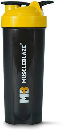 MUSCLEBLAZE Shaker (Unleash the Zidd), 100% Leakproof, BPA-Free Sipper Bottle 650 ml Shaker