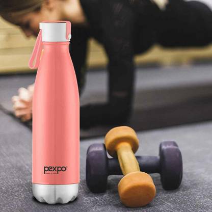 pepxo PEXPO Espresso 1000 ML Tri-ply Vacuum Insulated Steel Bottle 3X, 1000 ml Flask 1000 ml Sipper