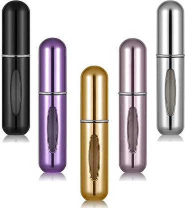 prisma collection 5 Pcs Portable Perfume Refillable Bottle,Mini Perfume,Empty Perfume Bottle 5 ml Spray Bottle