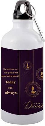 sublix best golden happy diwali wishe_Alluminium bottle108 600 ml Sipper