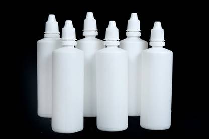 Water Care 100 ML Empty Dropper Bottles for Storing Liquids | Squeezable Bottle with Cap 100 ml Bottle