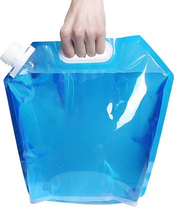 SYGA 10 liters Portable Collapsible Water Storage Pouch 10 ml Bottle