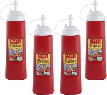 HAZEL Ketchup Squeeze Bottle with Cap Squeeze Bottle using at Home & Restaurent 560 ml Bottle