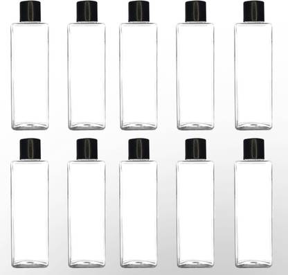 Thinqkart Select Empty Bottles For Travel Needs Sanitizer oil Shampoo Creams Packing Fliptop Cap 100 ml Bottle