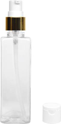 mapperz Plastic Pump Bottle Dispenser with Flip Top Cap 100 ml Bottle
