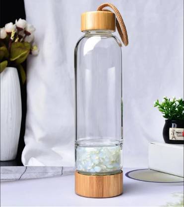 JCH 450 ml Bamboo, Glass Bottle
