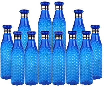 ELEGIOUS Crystal Clear Water Bottle for Fridge, for Home Office School Boy, Unbreakable 1000 ml Bottle