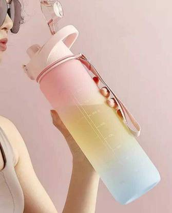 Tash Exercise Drink Bottle, Sipper Water Bottle With Straw 900 ml Sipper