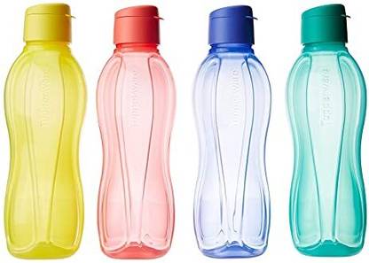 TUPPERWARE Aquasafe 750ml Fliptop Plastic Bottle, 4 Pieces 750 ml Bottle