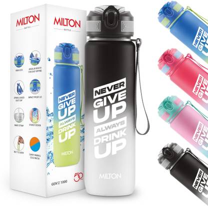 MILTON Bottle(Never Give Up) with 1000 ml Bottle