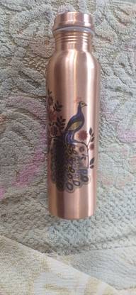 lakshya copper picock LDC peacock copper bottel 100% leak profe 950 ml Bottle