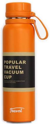 HOUSE OF QUIRK BPA Free 100% Dishwasher Safe Double Wall Vacuum Insulated Thermos Flask-Orange 1000 ml Flask