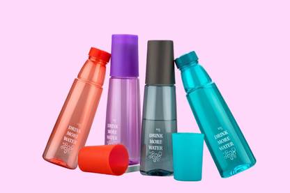 Gajanand Printed Multicolour 4 Pcs Premium 093 1000 ml Bottle