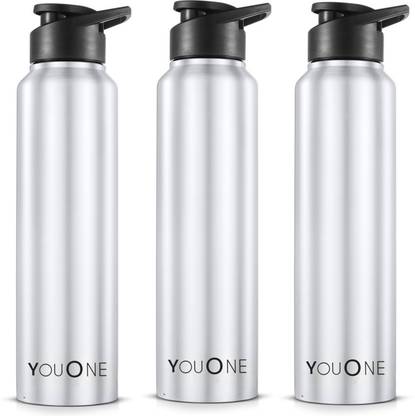 Youone Stainless Steel Water Bottle 1 Litre, Water Bottles For Fridge, School,Gym,Home 1000 ml Steel Bottle