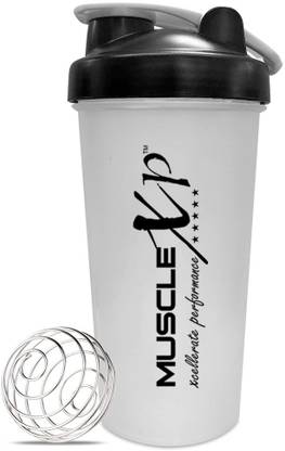 MuscleXP Gym Shaker, Perfect For Gym | BPA-Free, For BCAA, Protein Mixer & Whisk Ball 600 ml Shaker