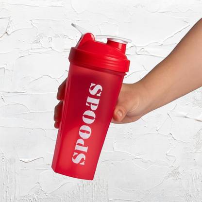 TenRings BPA Free Gym Bottle with Mixer Ball 600 ml Shaker 600 ml Shaker