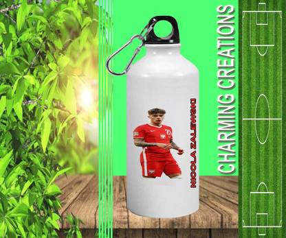 CHARMING Nicola ZalewskAluminium Printed Sport Bottle for Hiking, Travelling 600 ml Aluminium Sipper