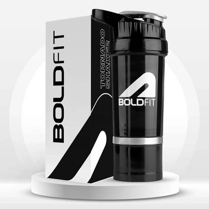BOLDFIT 500 ml Plastic Shaker