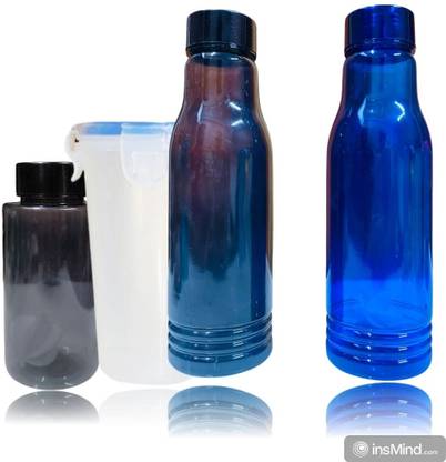 ZUESFIT 2000 ml Plastic Bottle With Drinking Glass