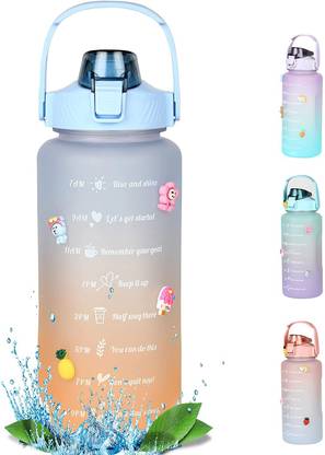 Coinfinitive 2 Litre 3D Sticker Water Bottle 2000 ml Bottle