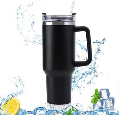 Elegant Lifestyle Insulated Steel Tumbler Flask, Hot Cold Stanley Cup for Office Gym Travel Picnic Stainless Steel Tumbler