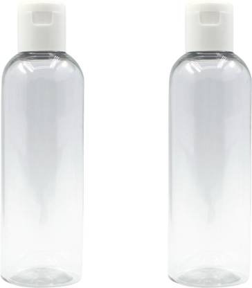 FUTURA MARKET 100ml Empty Bottle with FLIP TOP Cap for DIY Cosmetics, Toners, etc. (White Cap) 100 ml Bottle