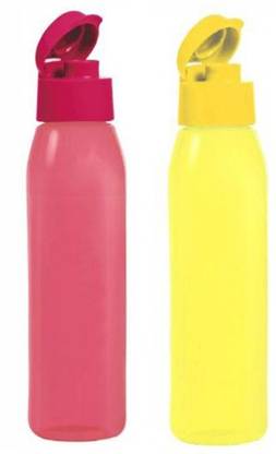 TUPPERWARE CNC Flip Bottle 500ml set of 2 500 ml Plastic Bottle