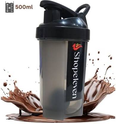 Fit Carve Protein Shaker Blender Bottle with Blender Ball 500 ml Shaker 500 ml Shaker