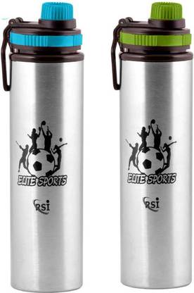 RIYANSHI ELITE SPORTS Stainless Steel Heavy Build 800 ml Water Bottles