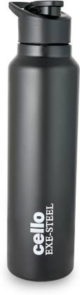 cello Crysta Flip Single Walled Stainless Steel Flask | Leak Proof & BPA Free | 1000 ml