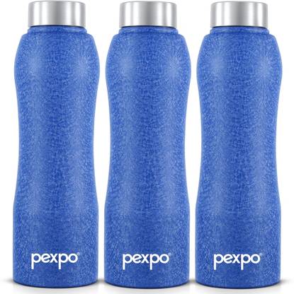 pexpo BISTRO Stainless Steel Leakproof Fridge Water Bottle Home & Kitchen, Office 1000 ml Bottle