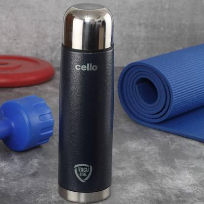 cello Fliper Stainless Steel, Double Walled, Vacusteel Water Flask 1000 ml Flask