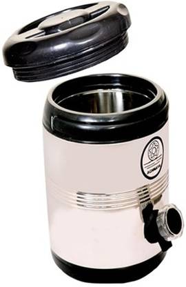 AGHNAYA Stainless steel insulated water jug 5 liter silver water container with lid 5000 ml Flask