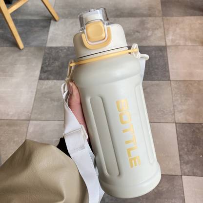 KITCHEN SHARP Vacuum Insulated Flask Hot Cold Water Bottle Thermos for Gym Office,Travel 900 ml Flask
