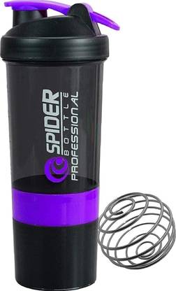 COOL INDIANS Gym Protein Shaker Bottle Drinking Bottle for Gym and Workout with Mixer Ball 500 ml Shaker