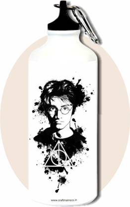 craft maniacs HARRY POTTER B/W CARICATURE 600 ML SIPPER BOTTLE FOR POTTERHEADS 600 ml Sipper