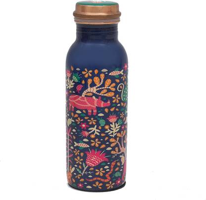 ONBV ONBVCopper Water Bottle 750 ml, 100% Leak Proof Use Office & Home Pack of 1 750 ml Bottle