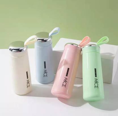 KPCollections LUXURY NICE GLASS WATER BOTTLE 400ML (Set of 1) 400 ml Bottle
