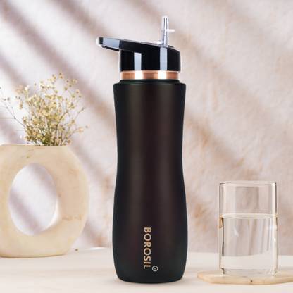 BOROSIL Copper Sipper Bottle, BPA Free, Leakproof & Anti-Oxidant Properties of Copper 750 ml Sipper