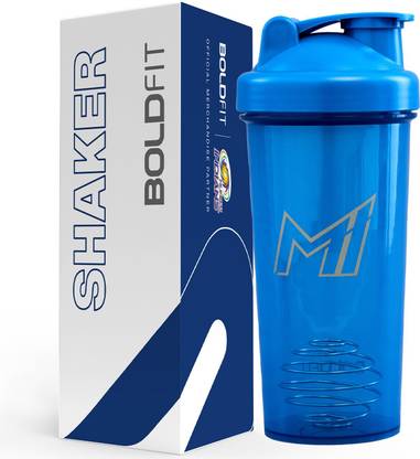 BOLDFIT X MI Shaker Bottle Gym Protein Shaker Bottle for Gym Bottle Sipper Bottles Shake 700 ml Plastic Shaker