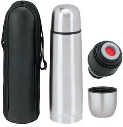 S P I F F Y Stainless Steel Double Wall Vacuum Flask hot Cold Water Bottle with Bag 1000ml 1000 ml Flask