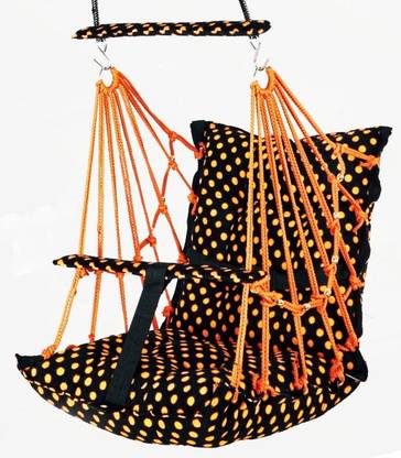 BJIK Premium Quality Cotton Baby Swing 1 to 6 Year Jhulla Swings Swings