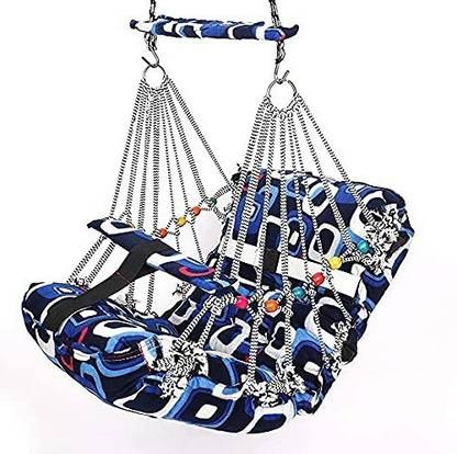 Kicchipai Cotton Child Jhula for 1-3 Year indoor For Kids Swings Cotton Hammock