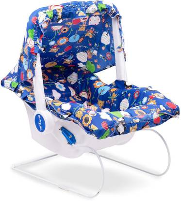 BUMTUM Baby Carry Cot & Rocking Chair With Adjustable Handle| 3-Point Safety Lap Belt Bouncer