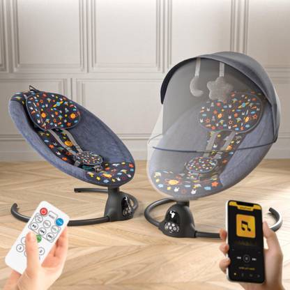 baybee Premium Automatic Electric Baby Swing Cradle with Adjustable Swing Speed, Remote Bouncer
