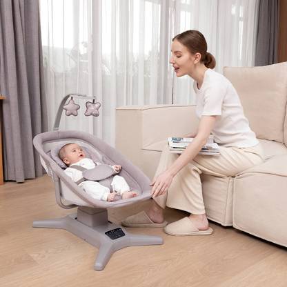 mastela X StarAndDaisy Baby Electric Cradle with multi Adjustment Mode & Touch Panel Swings