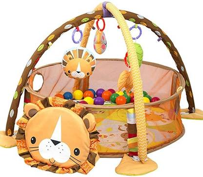 WONDER CREATURES Baby Gym Play Mat, 3?in?1 Newborn Baby Playmat