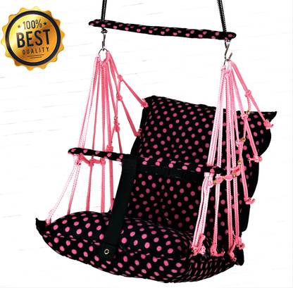 JD ENTERPEISE Cotton Swing Chair For Kids Baby's Children Folding & Washable 1 To 6 Years Bouncer